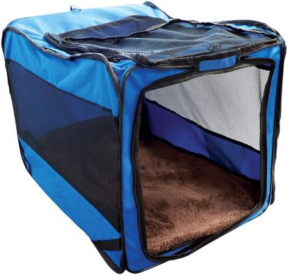 Geanta de transport pliabila pentru caini si pisici 42x58x42 cm