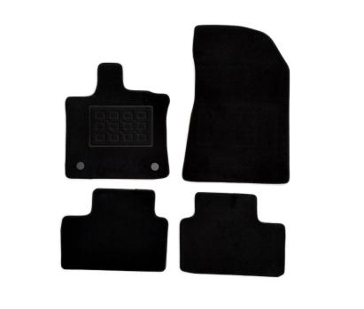 Covorase mocheta Renault Captur / Captur Hybrid 2019-prezent, negre, 4 piese