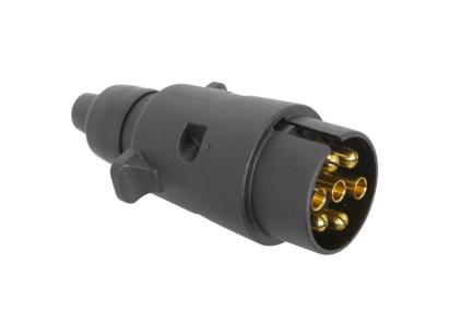 Fisa remorca auto Carpoint 12V cu 7 pini din plastic, pentru remorca