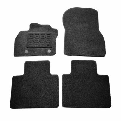 Covorase mocheta Renault Zoe Electric 2019-prezent negre, set 4 piese