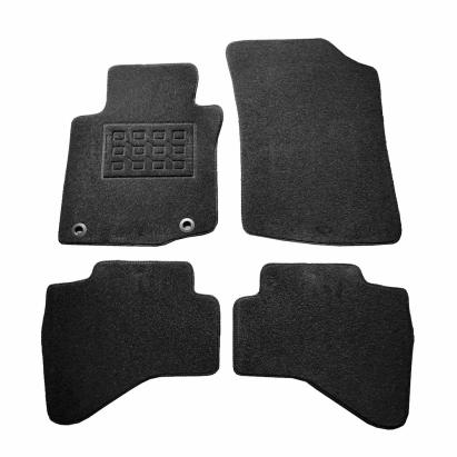 Covorase mocheta Toyota Aygo 2005-2014, 3/5 usi, negre, set 4 piese