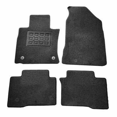 Covorase mocheta dedicate SsangYong Tivoli 2015-prezent, negre, set 4 piese