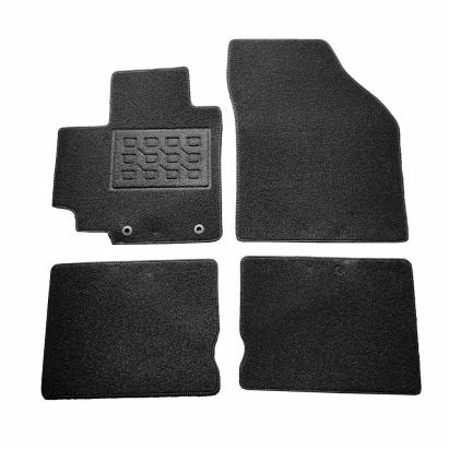 Covorase mocheta dedicate Suzuki Celerio 2014-prezent, negre, set 4 piese
