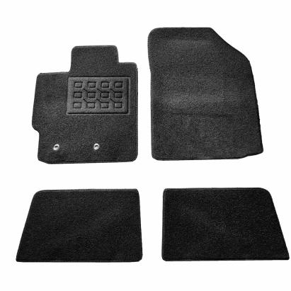 Covorașe mochetă Toyota Urban Cruiser 2009-prezent, negre, set 4 piese