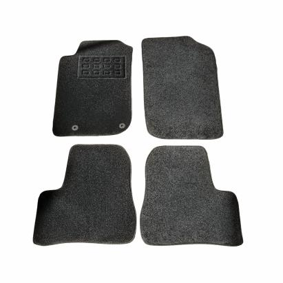 Covorase mocheta Peugeot 206 Plus 2009-prezent, negre, 3/5 usi, set 4 piese