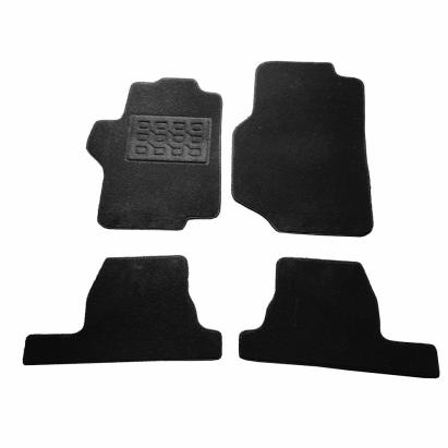 Covorase mocheta dedicate Peugeot 1007 2004-2009 negre, set 4 piese