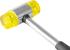 Ciocan din silicon 40 mm cu mâner metalic 29,5 cm Strend Pro