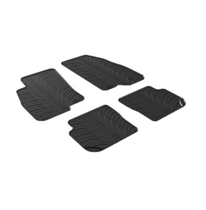 Set covorase auto cauciuc Fiat Punto Facelift 2014- Gledring, negru, 4 piese