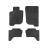 Set covorase auto din cauciuc Ford Focus 4 2018-prezent, negre, RapidAuto
