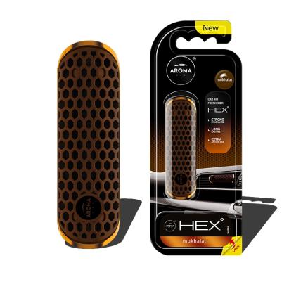 Odorizant auto pentru grila ventilatie Aroma HEX Mukhalat, parfum intens