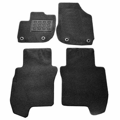 Covorașe mochetă dedicate Honda Jazz 5 2020-prezent, negre, set 4 piese