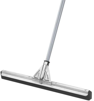 Racletă de podea Neco cu cap din oțel, lățime 55 cm, mâner 125 cm