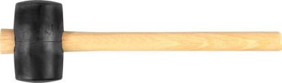 Kladivo Strend Pro 340 g, gumené, Blackhead, drevená rúčka