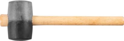 Kladivo Strend Pro 680 g, gumené, Blackhead, drevená rúčka