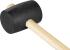 Kladivo Strend Pro 900 g, gumené, Blackhead, drevená rúčka