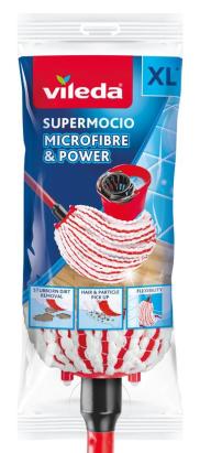 Mop Vileda SuperMocio Microfibră & Power XL pentru toate pardoselile