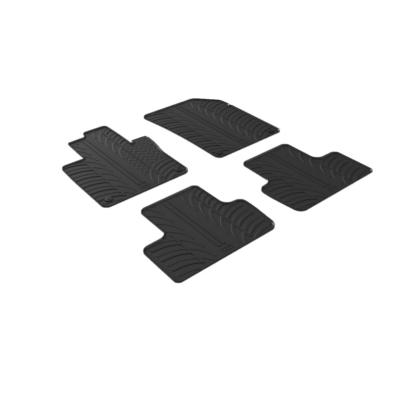 Set covorase auto din cauciuc pentru Volvo XC60 2017-, negre, Gledring, 4 piese