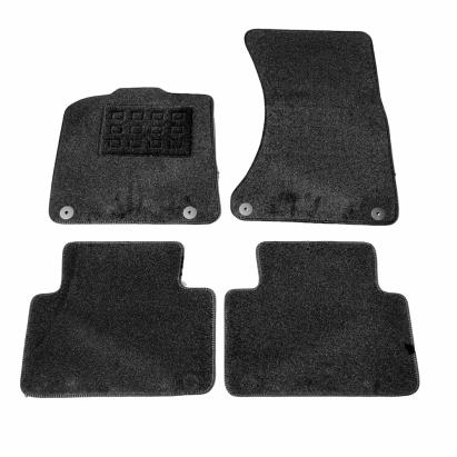 Set covorase auto din mocheta pentru Porsche Macan 2016-, negre, 4 piese