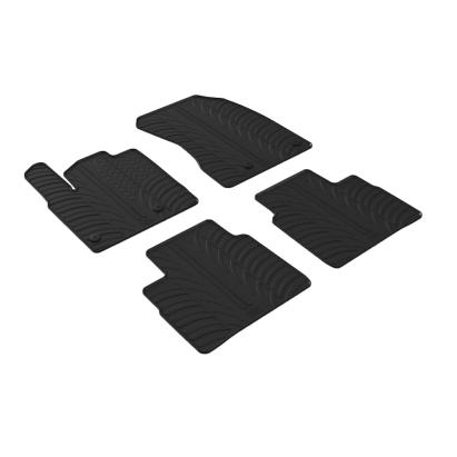 Set covorase cauciuc Nissan X-Trail 2021+ Gledring, negre, 4 piese