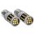 Bec LED Canbus AMIO BA15S P21W/R10W/R5W alb 12V/24V, set 2 buc