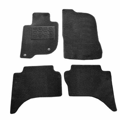 Covorase mocheta negre Fiat Fullback 2016-prezent, Mitsubishi L200, set 4 piese