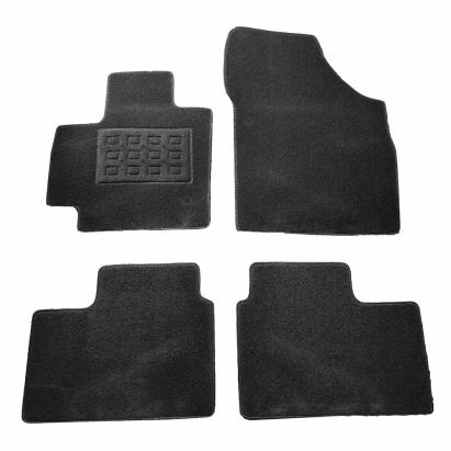 Covorase mocheta dedicate Suzuki Ignis 2017-prezent, negre, set 4 piese