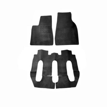 Covorase mocheta pentru Tesla Model X 7 locuri 2016-prezent, set 3 piese