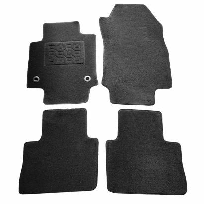 Covorașe mochetă Toyota RAV4 5 uși 2019-prezent, negre, set 4 bucăți