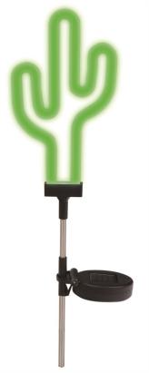 Lampa solara LED Neon Cactus decorativa pentru gradina si terasa