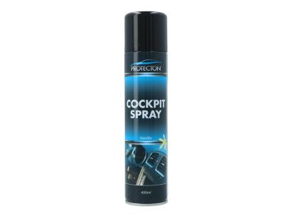 Spray silicon pentru bord auto cu parfum de vanilie Protecton, 400 ml