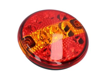 Lampa spate LED Carpoint rotunda 140 mm, 12V, 3 functii, stanga/dreapta