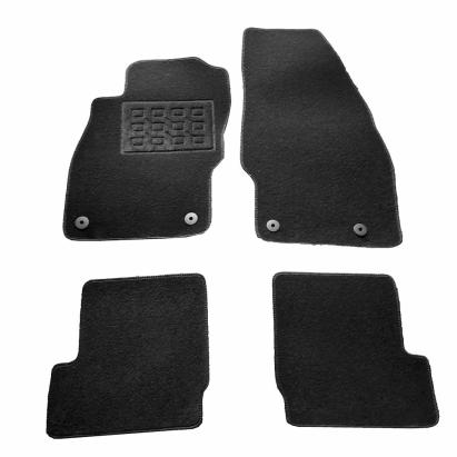 Covorase mocheta negre pentru Opel Adam 2013-prezent, set 4 piese