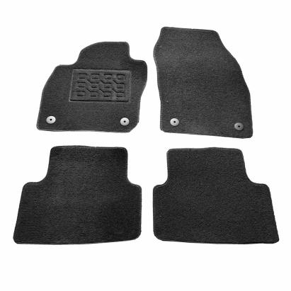 Covorașe mochetă VW T-Cross 2019-prezent, negre, set 4 bucăți