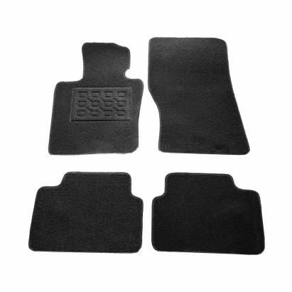 Covorase mocheta Mini Cooper F55 5 usi 2014-prezent negre, set 4 piese