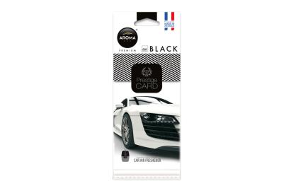 Odorizant auto parfum Black Prestige Card premium, aroma de lunga durata