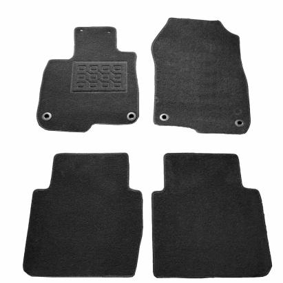 Covorașe mochetă Honda CR-V 2018+ / Hybrid 2019+ negre, set 4 piese