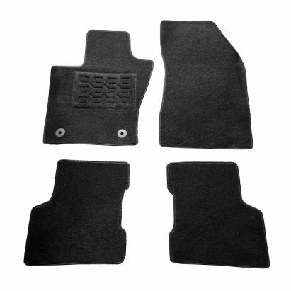 Covorase mocheta dedicate Jeep Renegade 2018-prezent, negre, set 4 piese