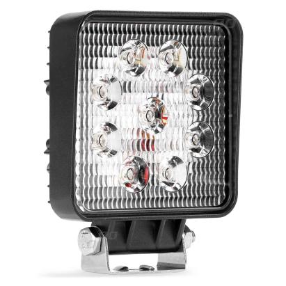 Lampa LED de lucru 27W Spot 6000K, 12V-60V, IP67, aluminiu, E9