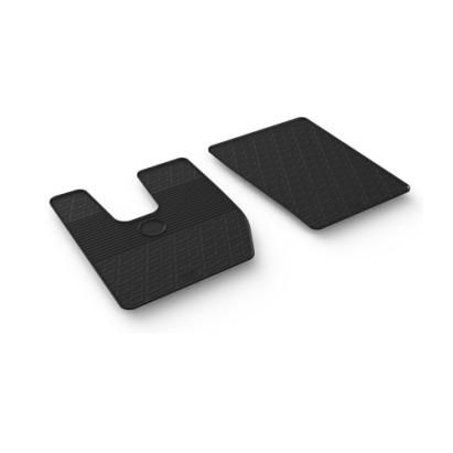 Set covorașe auto din cauciuc pentru Iveco S-Way automat, negre, 2 piese