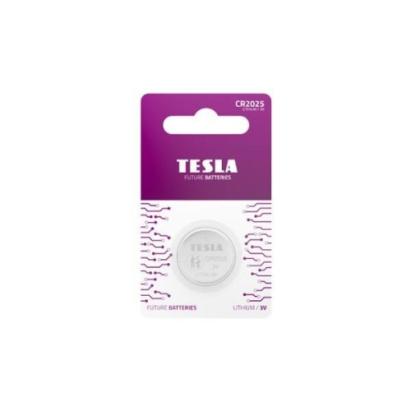 Baterie CR2025 cu litiu 3V Tesla, set 5 buc pentru dispozitive compacte