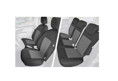 Set huse scaun dedicate Fiat Doblo 4, 2015-2022, 5 locuri, Kegel