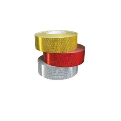 Bandă reflectorizantă roșie 50 mm x 50 m pentru semnalizare vizibilă