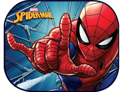 Parasolar auto lateral Spiderman 44x35 cm, set 2 bucati pentru copii