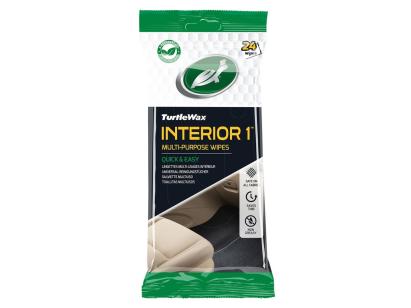 Servetele umede pentru interior auto Turtle Wax Interior 1, 24 bucati