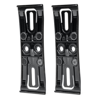 Suport număr auto negru, set 2 bucăți, fără ramă, montaj universal