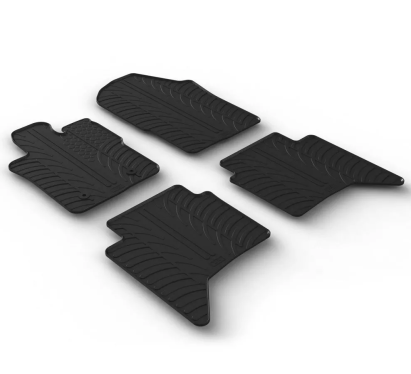 Set covorase auto cauciuc Ford Raptor si VW Amarok Double Cab 2022+, 4 piese