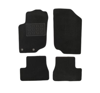 Covorașe mochetă Peugeot 207 CC 2006-prezent negre, set 4 piese