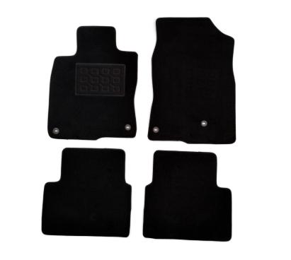 Covorase mocheta dedicate Honda Civic Hatchback 5 usi 2017-prezent, negre, set 4 piese