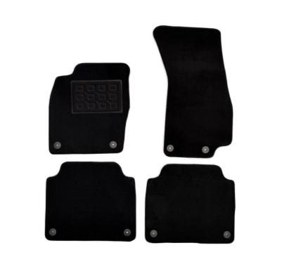 Covorașe mochetă dedicate Audi A8 D5/4N 2018-prezent, negre, set 4 piese