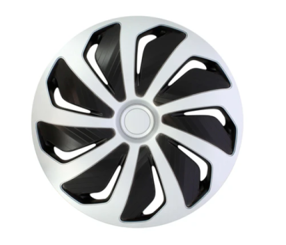 Set capace roti universale 16 inch Tennessee silver-negru pentru autoturisme